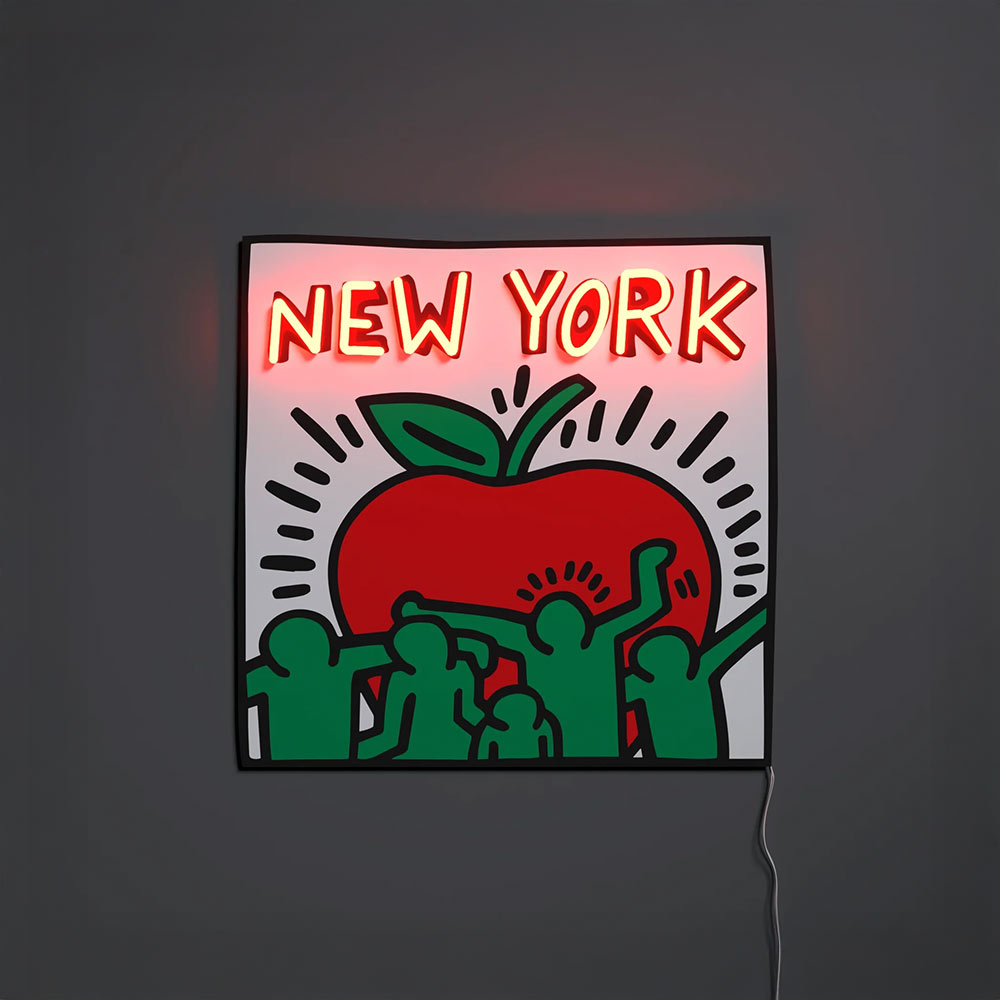 Keith Haring NewYork_Yellowpop LEDネオンサイン / Yellowpop（イエローポップ） / スタンドライト・フロアライト・フロアスタンド / YEP10028_dt_01.jpg