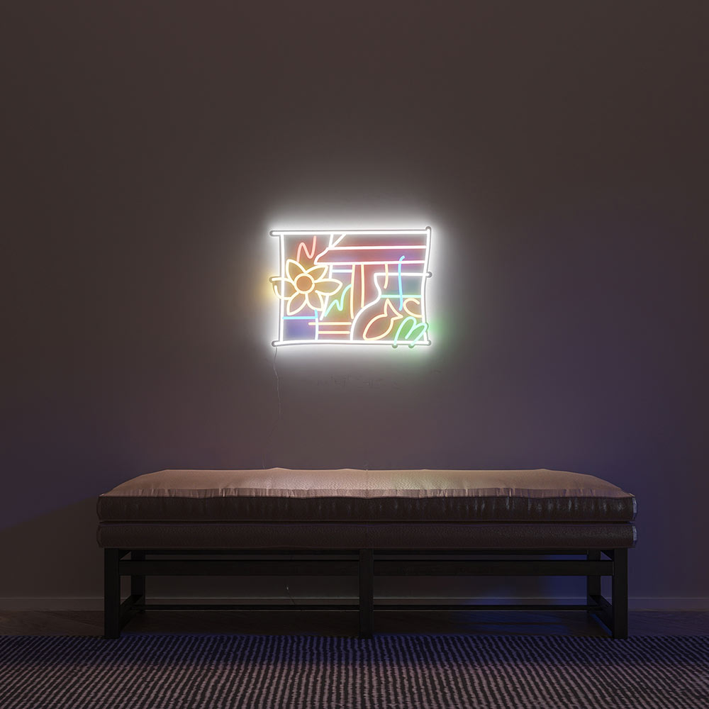Tom Wesselmann Composition_Yellowpop LEDネオンサイン / Yellowpop（イエローポップ） / スタンドライト・フロアライト・フロアスタンド / YEP10035_dt_01.jpg