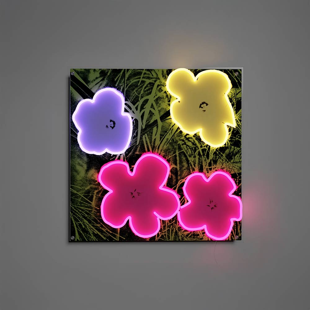 Andy Warhol Flowers 2.0_Yellowpop LEDネオンサイン / Yellowpop（イエローポップ） / スタンドライト・フロアライト・フロアスタンド / YEP10036_dt_01.jpg