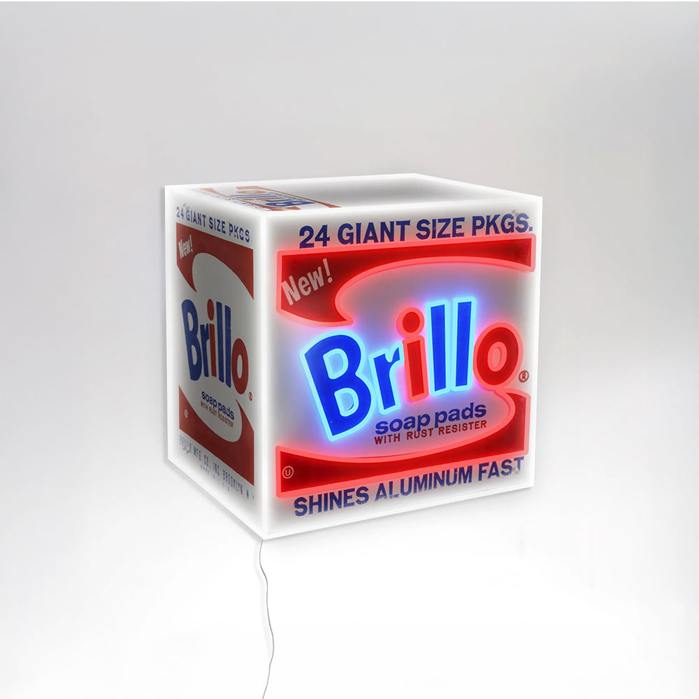 Andy Warhol Brillo Box_Yellowpop LEDネオンサイン / Yellowpop（イエローポップ） / スタンドライト・フロアライト・フロアスタンド / YEP10038WHT_ma.jpg