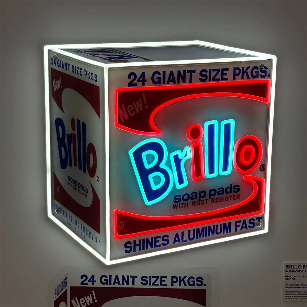 Andy Warhol Brillo Box_Yellowpop LEDネオンサイン / Yellowpop（イエローポップ） / スタンドライト・フロアライト・フロアスタンド / YEP10038_dt_02.jpg