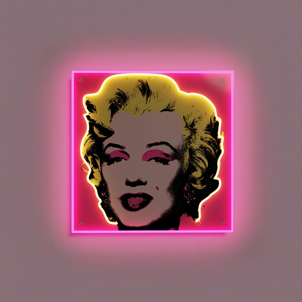 Andy Warhol Marilyn Monroe Small Pink_Yellowpop LEDネオンサイン / Yellowpop（イエローポップ） / スタンドライト・フロアライト・フロアスタンド / YEP10039PNK_ma.jpg