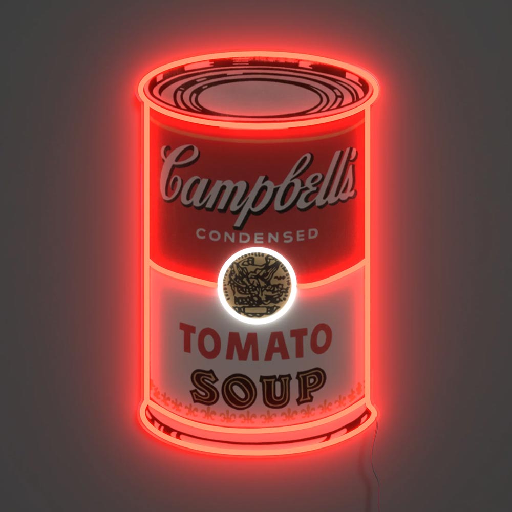 Andy Warhol Campbell&#39;s 2.0_Yellowpop LEDネオンサイン / Yellowpop（イエローポップ） / スタンドライト・フロアライト・フロアスタンド / YEP10040_dt_02.jpg