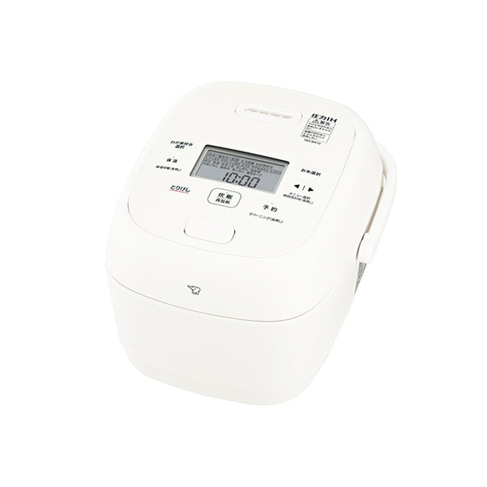 ZOJIRUSHI 極め炊き 圧力IH炊飯ジャー 5.5合炊き NW-BA10 / ZOJIRUSHI(ゾウジルシ) / 炊飯器 / ZJS10035WHT_ma.jpg