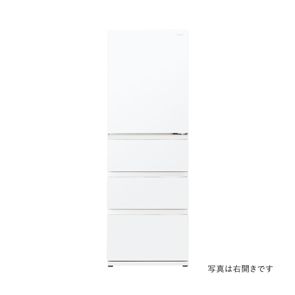 アクア AQUA 冷蔵庫 AQR-46N(W) 458L 右開き 電子レンジ・オーブン