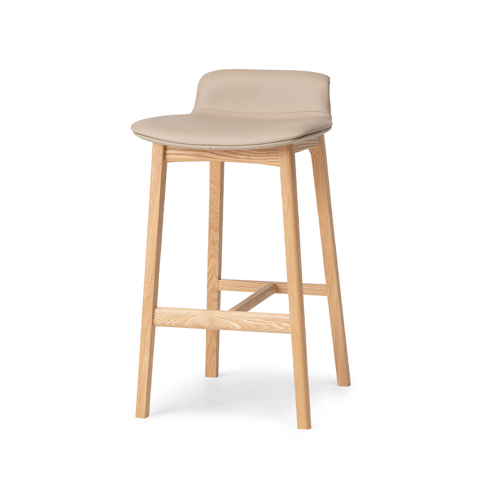 CI94美品未使用アウトレット個性的デザインのハイスツールBK 完成品 CondeHouse キュウ ハイスツール 北海道タモNF / カンディハウス