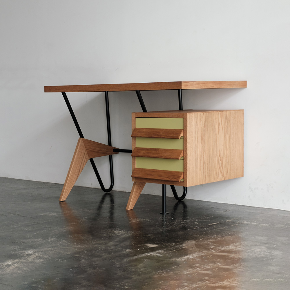 はな(机) 日進木工 WHITE WOOD デスク WOD-1725 日進木工 / ニッシンモッコウ