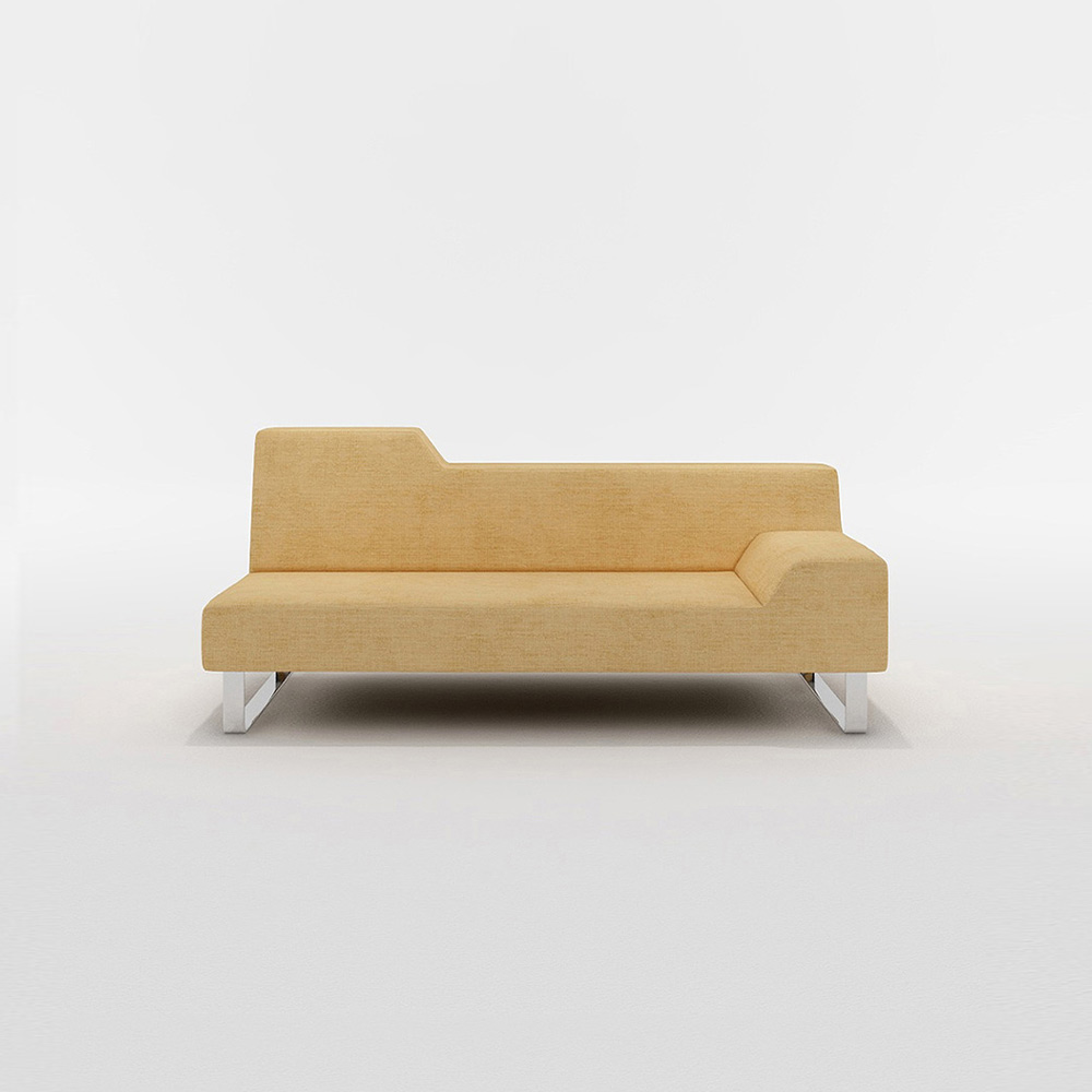 FLANNEL SOFA BRICK COUCH SOFA NORMAL Right Type 木脚