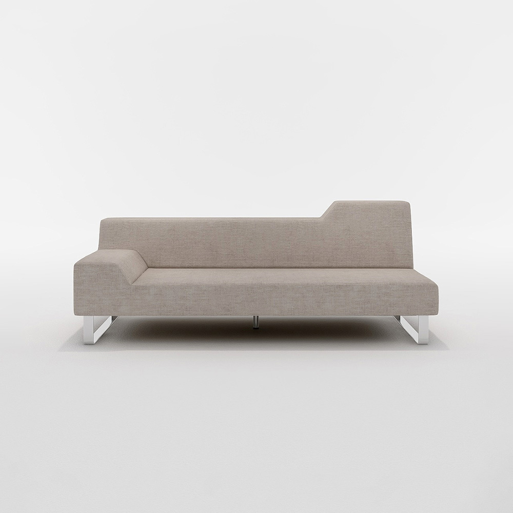 フランネルネルソファ シエスタ 2.5人掛け&オットマン シエスタ ソファ (サイズ2.5人掛け 張地ランク本革-1