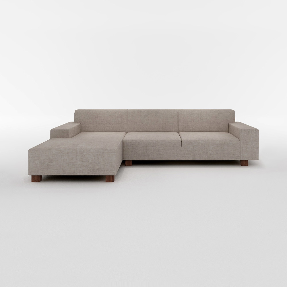 FLANNEL SOFA BRICK COUCH SOFA NORMAL Right Type 木脚 FLANNEL SOFA BRICK COUCH SOFA NORMAL Right Type 木脚