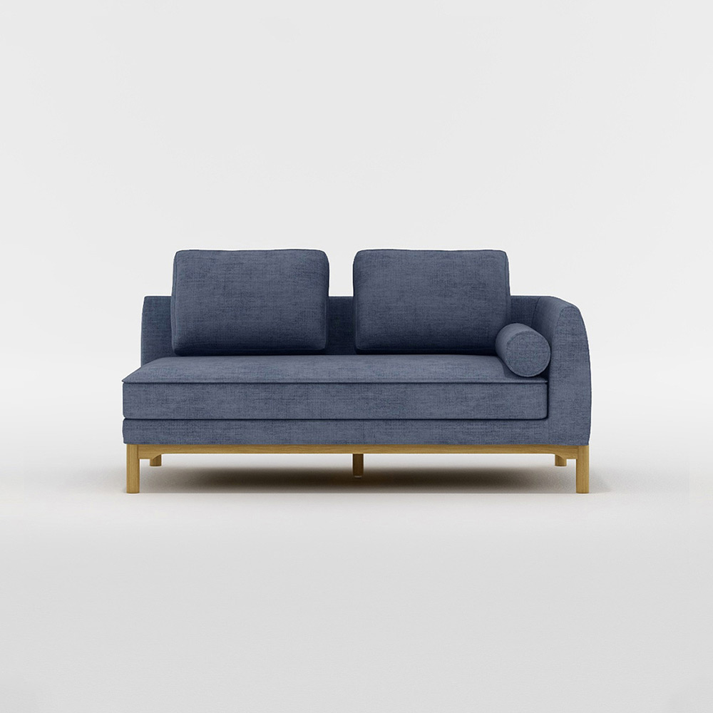 宅配便配送 ONE SOFA 2.5P VESEL SOFA FLANNEL ARM 木脚(オーク Type Left その他