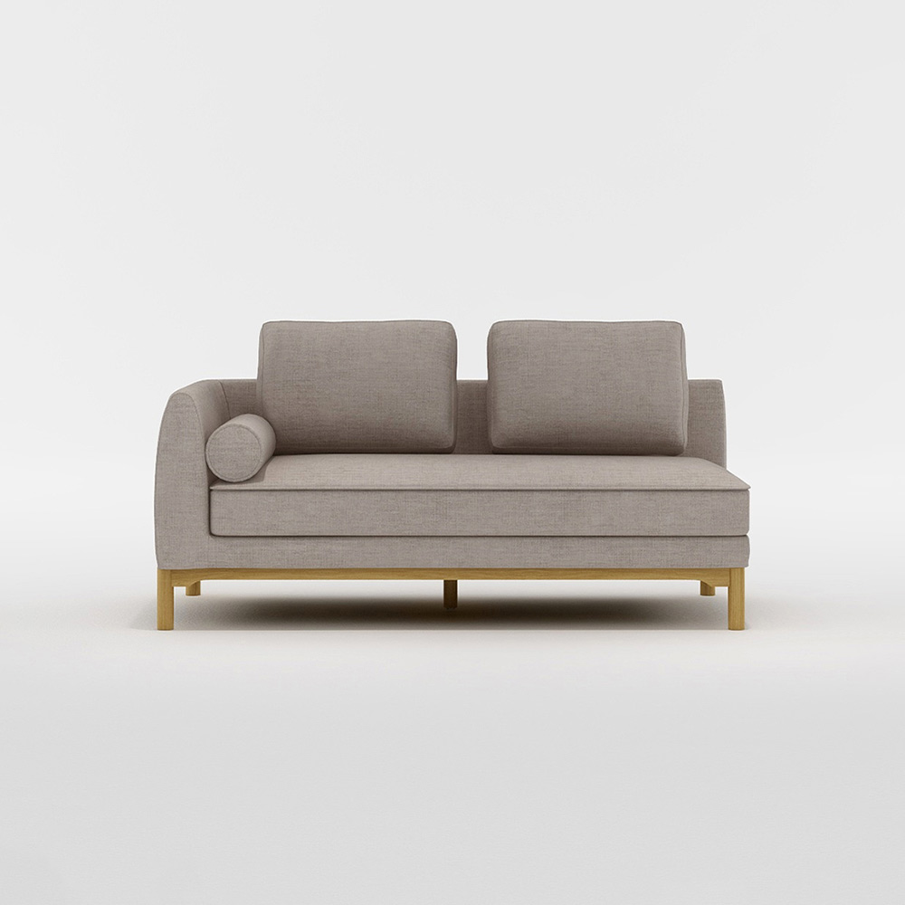 FLANNEL SOFA VESEL 2.5P SOFA ONE ARM Right Type 木脚(オーク
