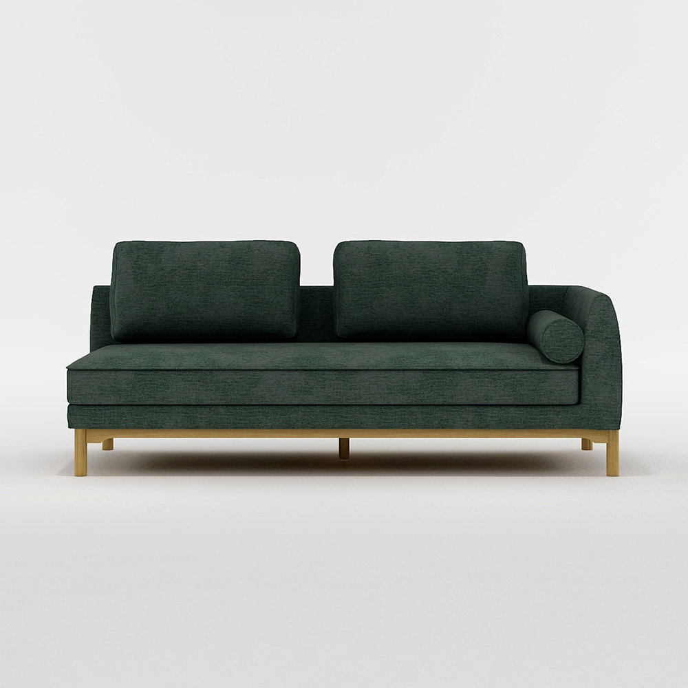 FLANNEL SOFA VESEL 3P SOFA ONE ARM Left Type 木脚(オーク