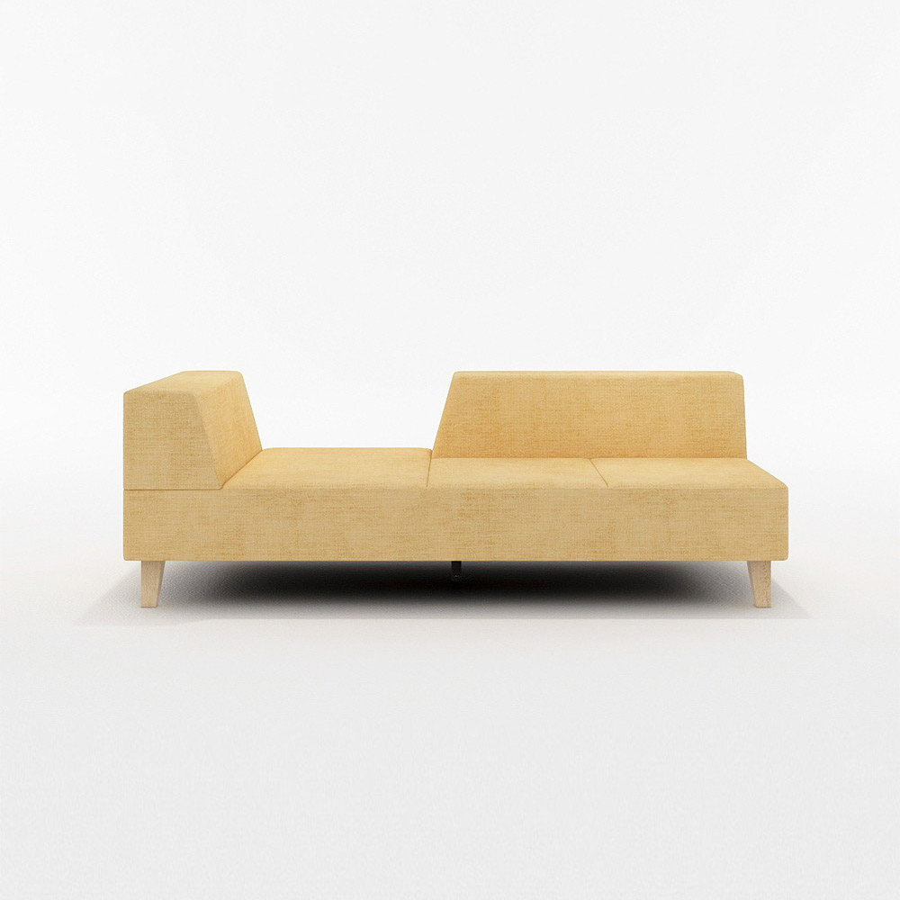 FLANNEL SOFA STRAND 3P ウォルナット ハイバック FLANNEL SOFA STRAND 3P ウォルナット ハイバック