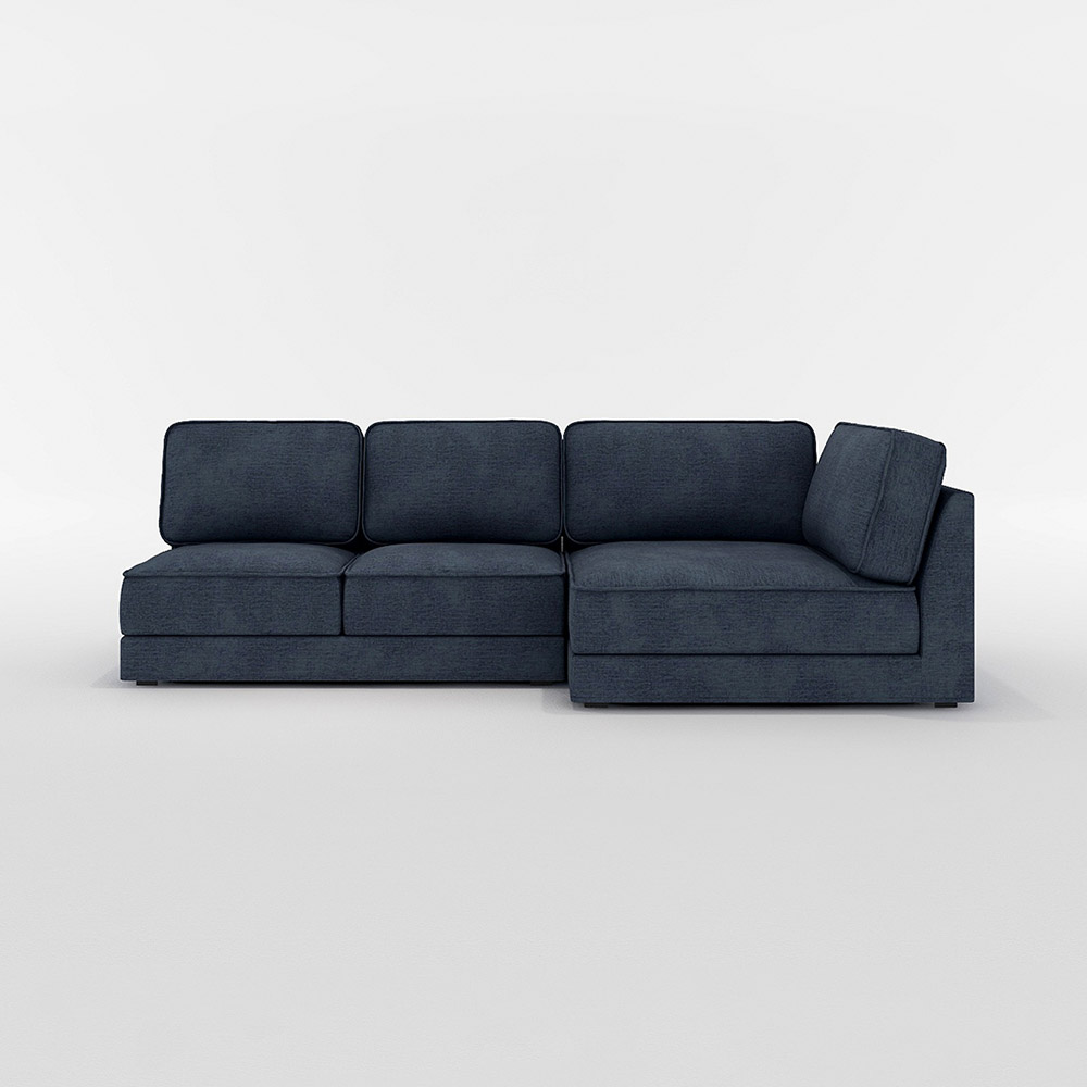 FLANNEL SOFA QUATT COUCH SET(2P + 1P corner large) / フランネル