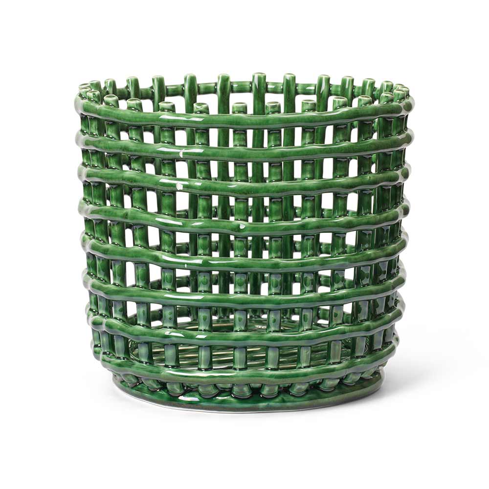 ferm LIVING Ceramic Basket - Large / ファームリビング