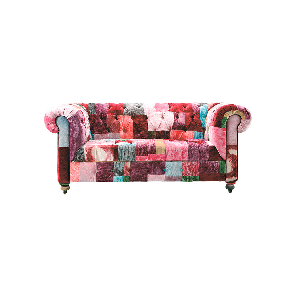 HALO (ハロ) | HALO BENSINGTON 2P SOFA VELVET PATCHWORK BOHEM