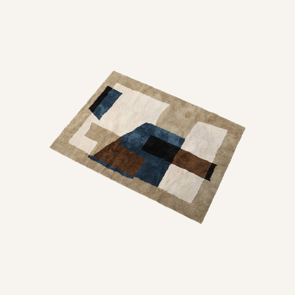 JOURNAL STANDARD FURNITURE抽象ラグ 120x160cm SEPULVEDA RUG 120x160 セプルベダ ラグ（ラグ・マット