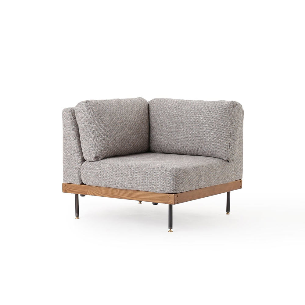 JOURNAL STANDARD FURNITURE LILLE SOFA ② 大型商品》LILLE SOFA 2シーター グレー 2ND（ソファ）｜JOURNAL