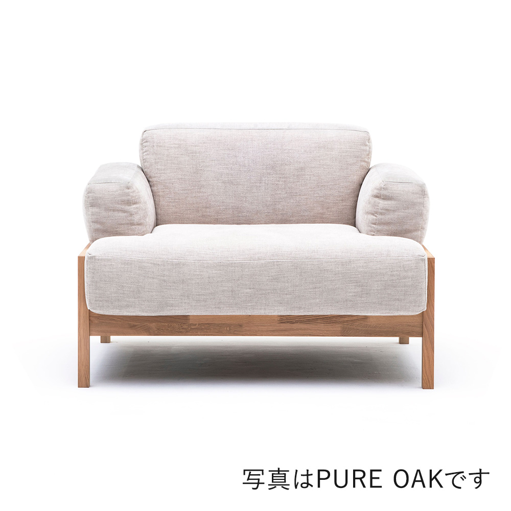 Karimoku Case A-S01 1seater SMOKED OAK_STEELCUT TRIO 3 Karimoku
