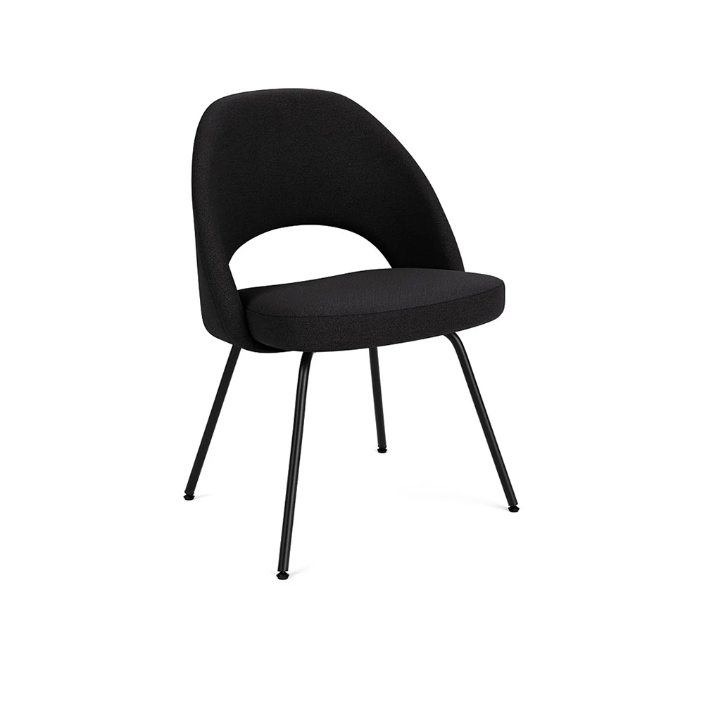 Knoll Saarinen Collection Conference Armless Chair ブラックメタル
