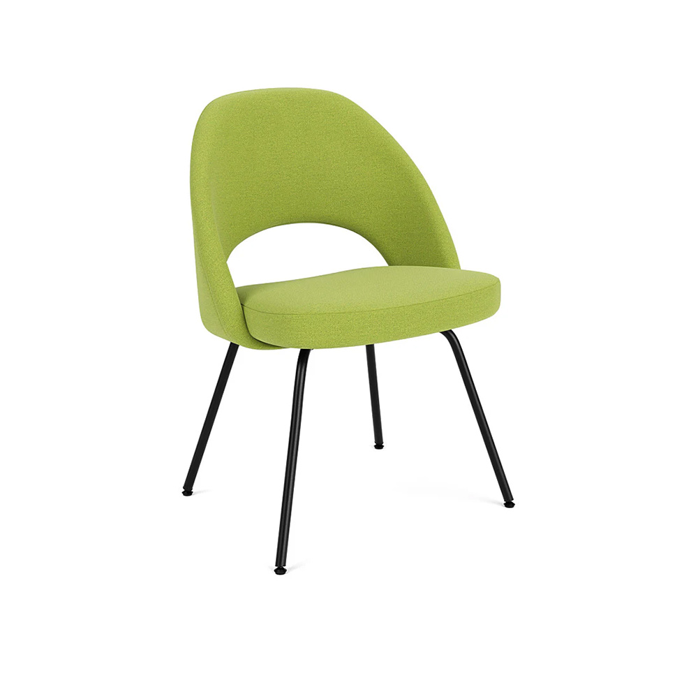 Knoll Saarinen Collection Conference Armless Chair ブラックメタル