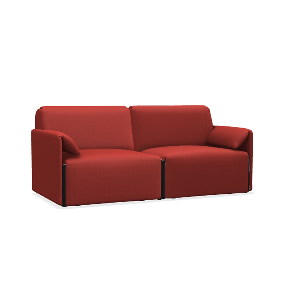 ソファ　マジス　コスチューム　２人掛け XMG-NGLB2C-BK85041 20020590 全国配送可 コクヨ kokuyo MAGIS MAGIS Costume 2seater Arm Connector Color Black ⁄ マジス