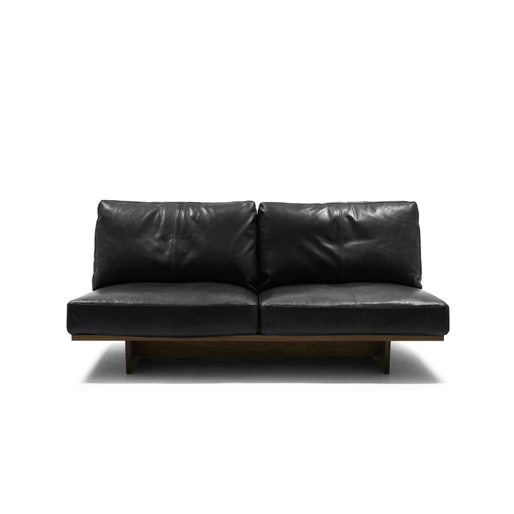 【ソファ本体のみ】MASTERWAL ソファ ブラック MASTERWAL MONO SOFA モノ ソファ アームレス 3 シーター 180
