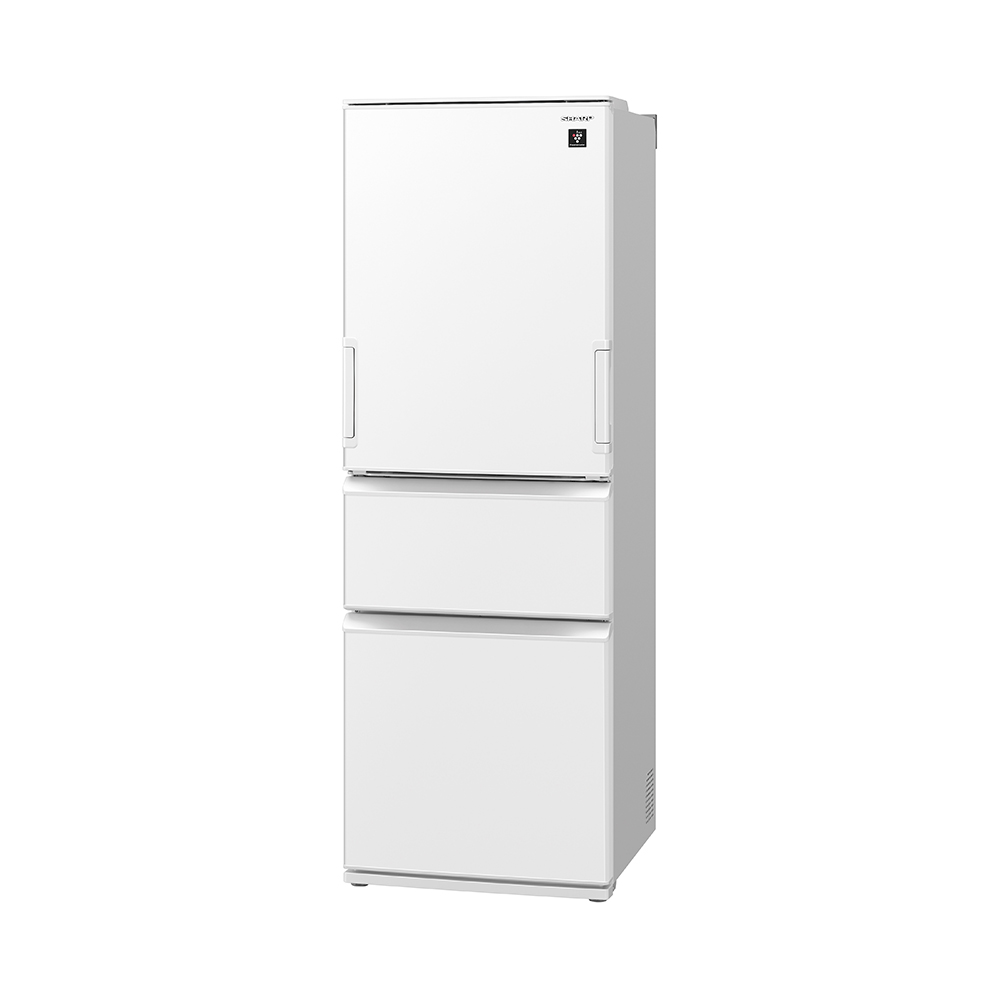 2017年製】3ドア冷蔵庫 330Ｌ MR-CX33EA-W1 ダブっ