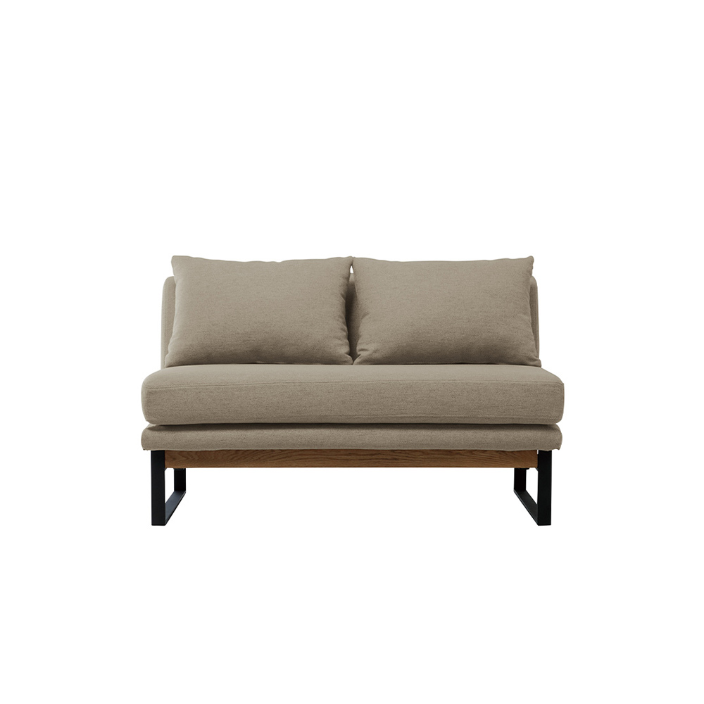 FLANNEL SOFA SIESTA 2.5P SOFA ONE ARM Right Type スチール脚(クロム