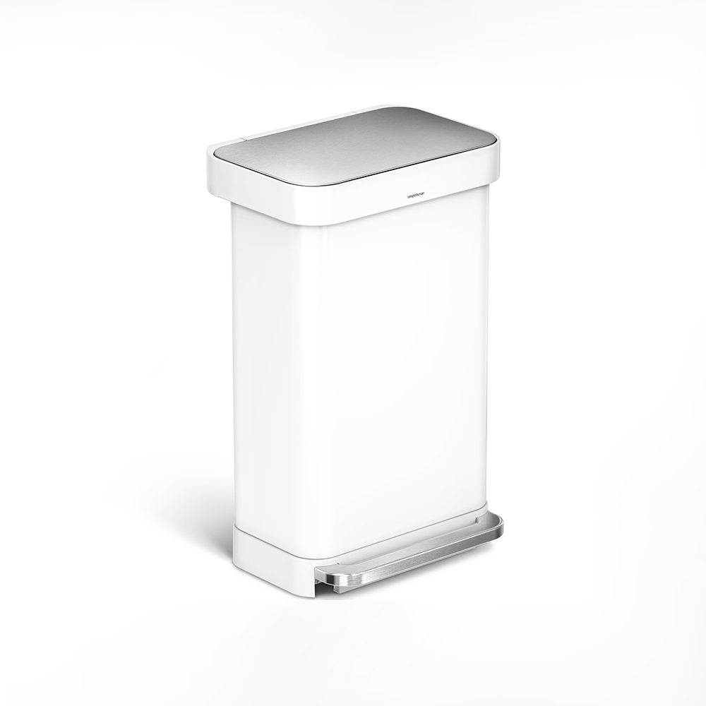 simplehuman simplehuman レクタンギュラーステップカン 45L