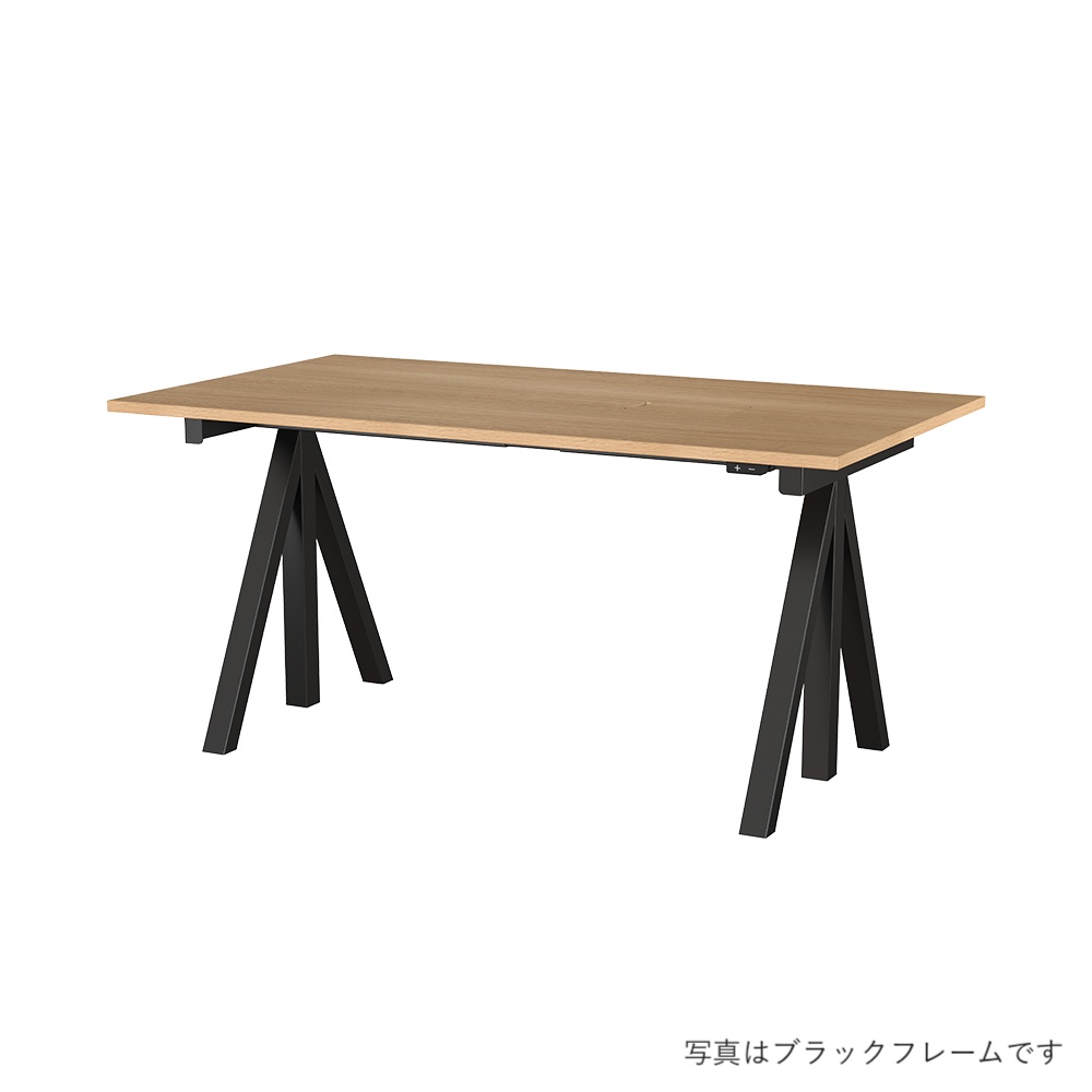 String Furniture 昇降式 Works Desk 140×78 天板ホワイトラミネート