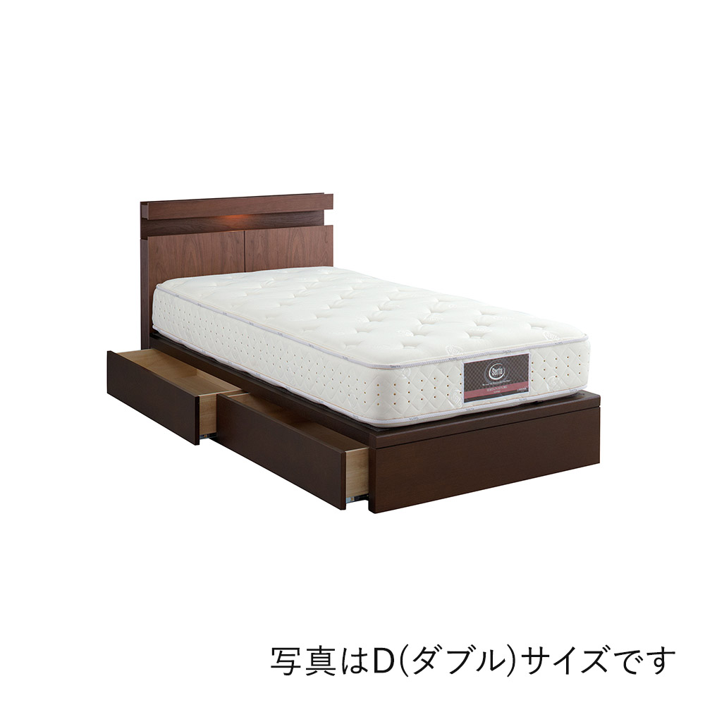 Serta HOTEL STYLE 595/引出し付き SD(セミダブル) Serta / サータ