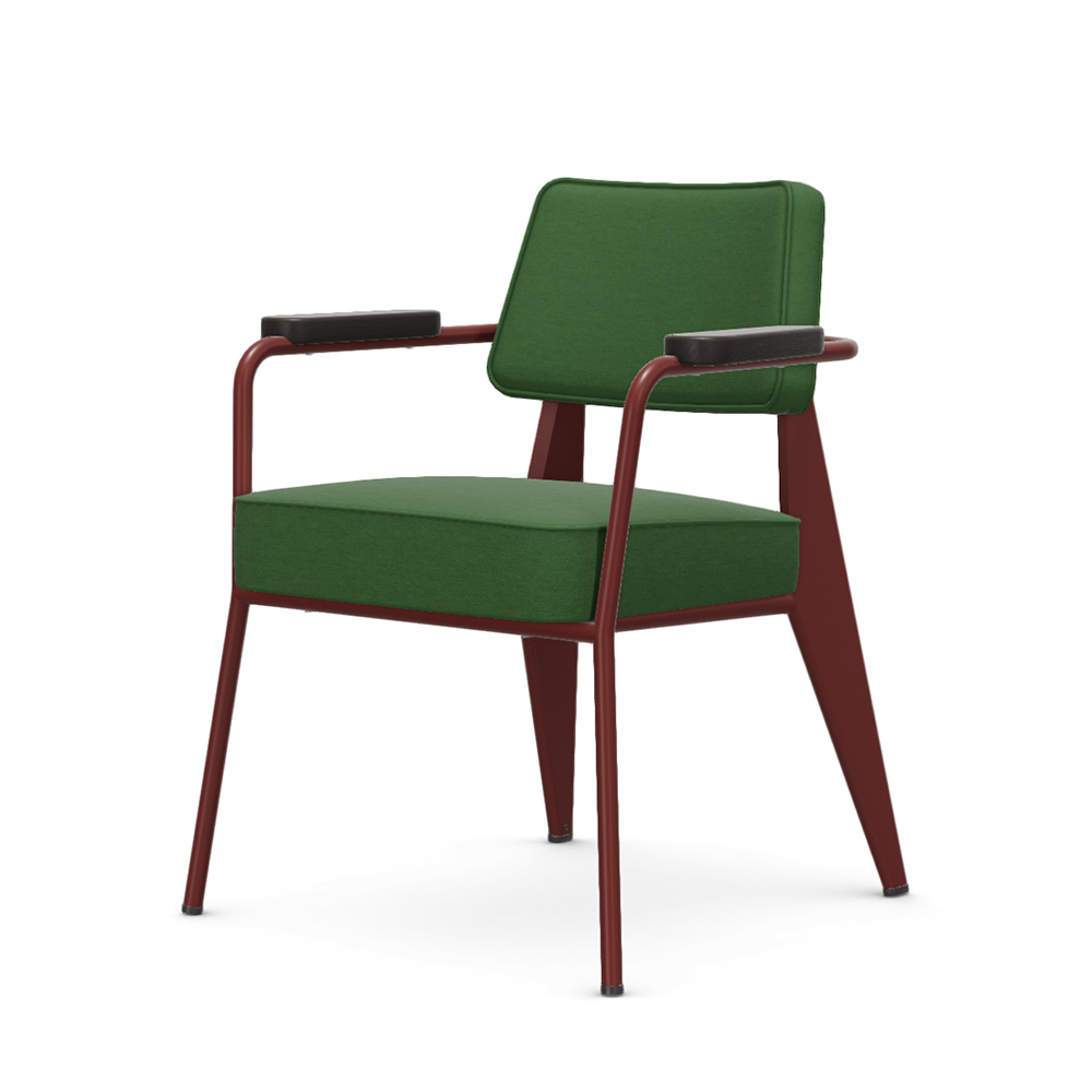 Vitra ダイニングチェア Vitra Fauteuil Direction_Base frame 06 Japanesered/Armrests 04