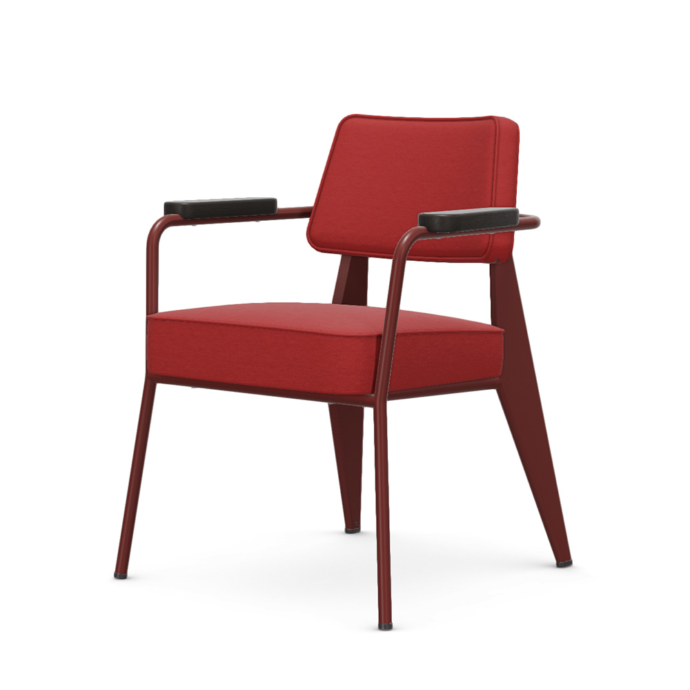 Vitra Fauteuil Direction_Base frame 06 Japanesered/Armrests 04