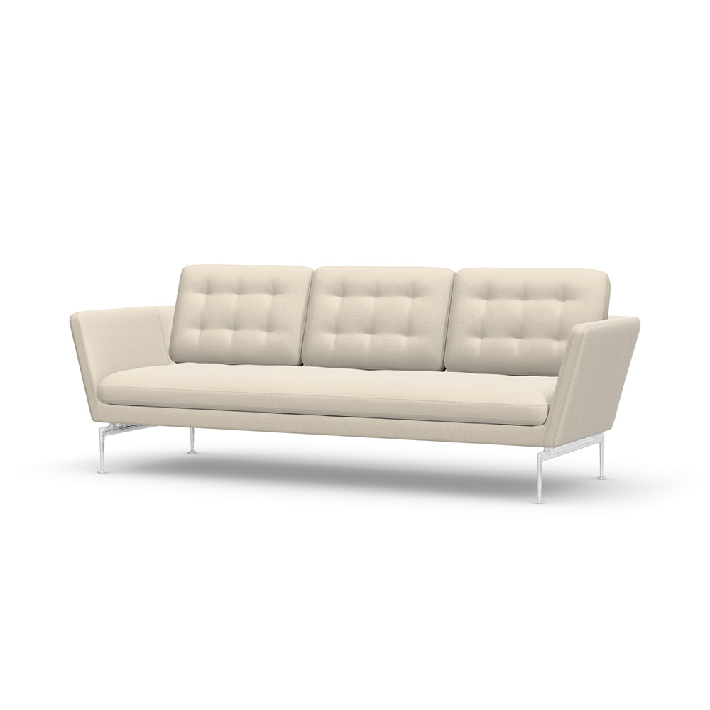vitra Suita sofaヴィトラ スイタ ソファ デザイナーズ家具 Vitra Suita Sofa 3-Seater tufted_Base 03 aluminium polished