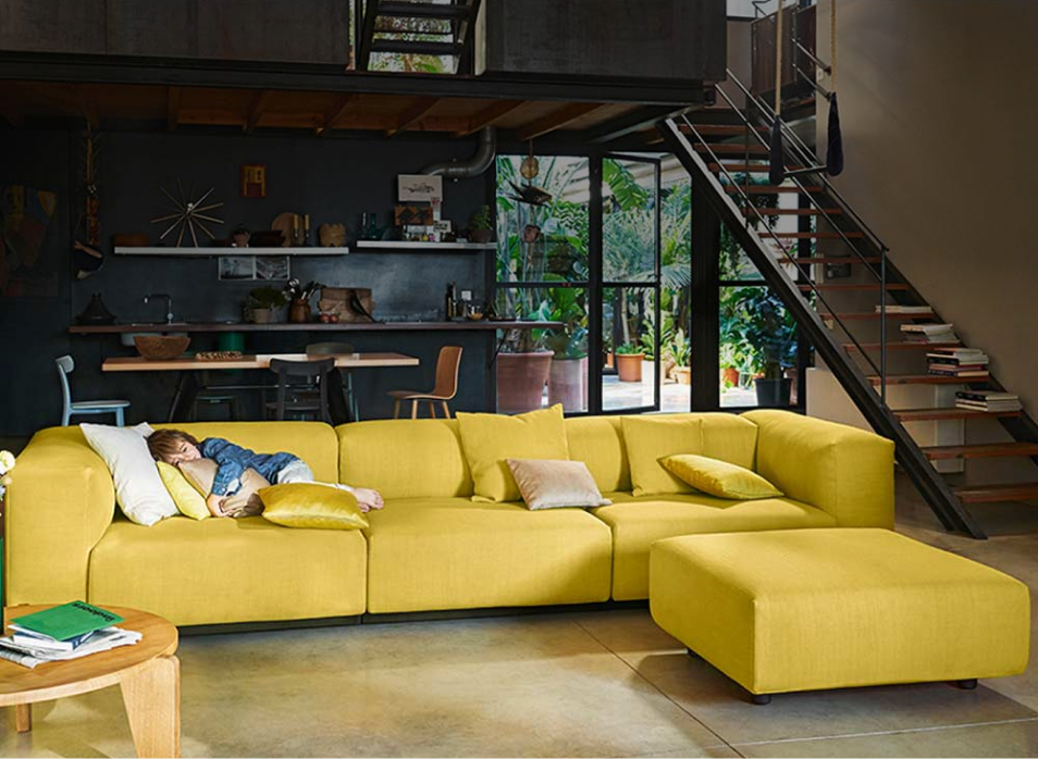 イエローのインテリア