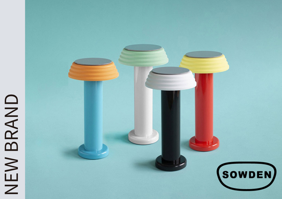 【NEW BRAND】色と形を自由に変えられる照明ブランド。SOWDEN（ソーデン）の照明